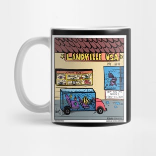 Landville USA Fish Drive-Thru Funny Fishing Novelty Gift Mug